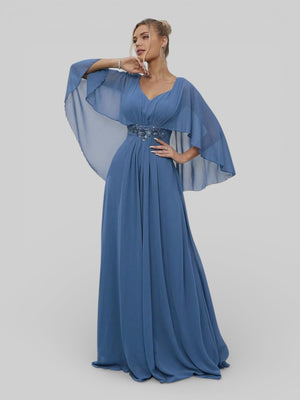Vestido de Festa Longo Bordado Alban - Aurea Dress