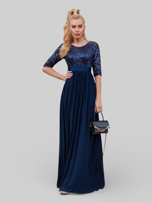 Vestido de Festa Plus Size Manga Longa Dallas - Aurea Dress