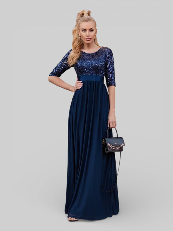 Vestido de Festa Plus Size Manga Longa Dallas - Aurea Dress