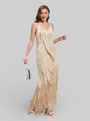 Vestido de Festa com Franjas Dakar - Aurea Dress