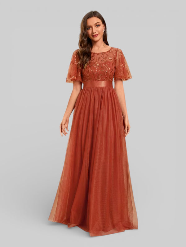 Vestido de Festa Longo Plus Size Village - Aurea Dress