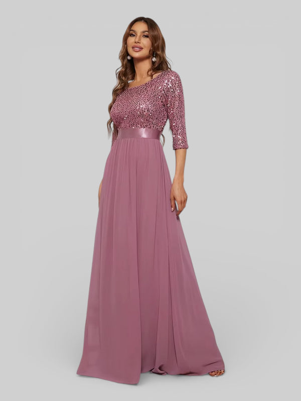 Vestido de Festa Plus Size Manga Longa Dallas - Aurea Dress