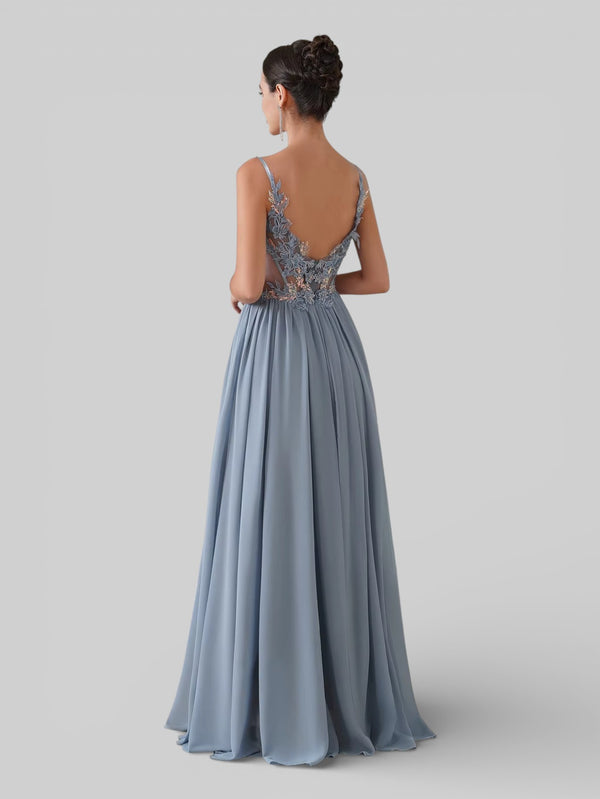 Vestido de Festa Bordado Super Luxo Viena - Aurea Dress