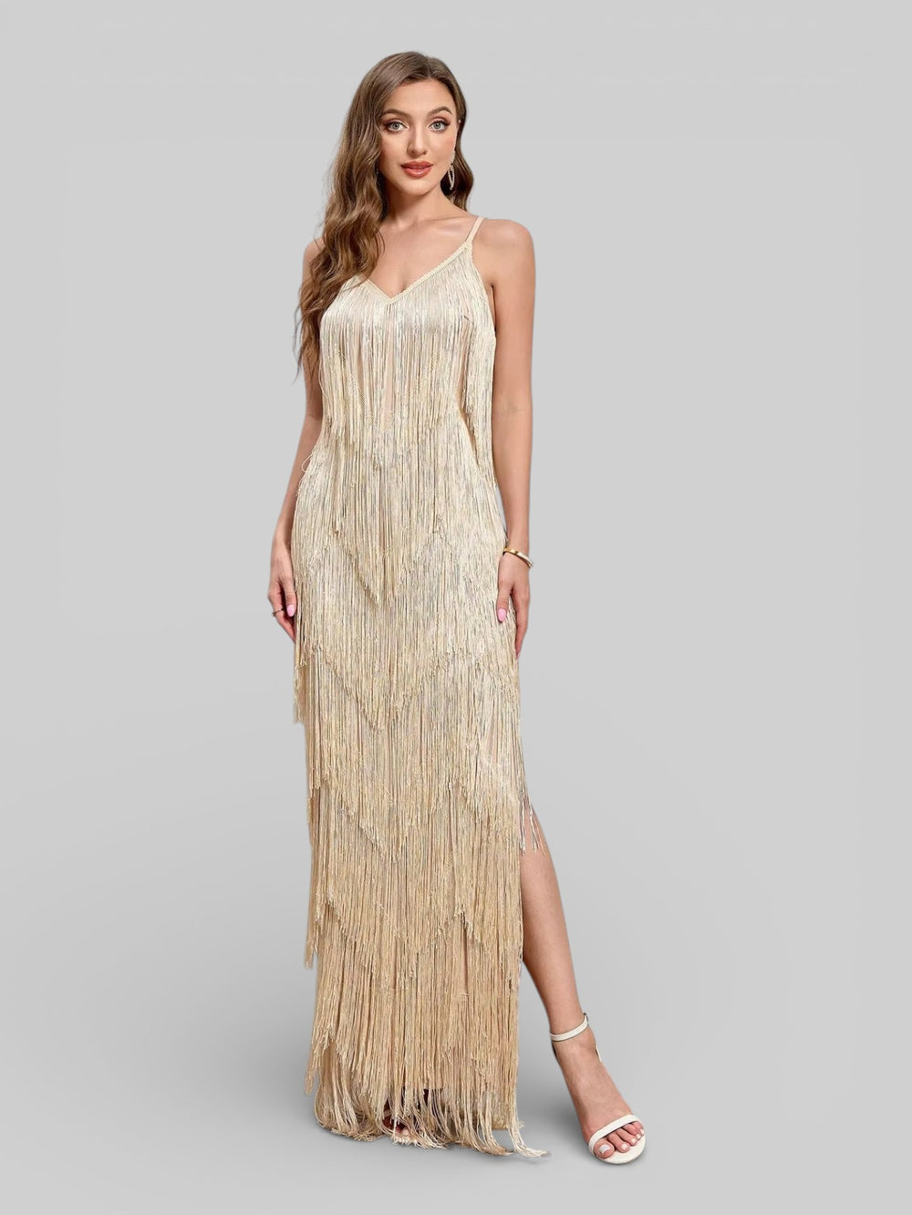 Vestido de Festa com Franjas Dakar - Aurea Dress