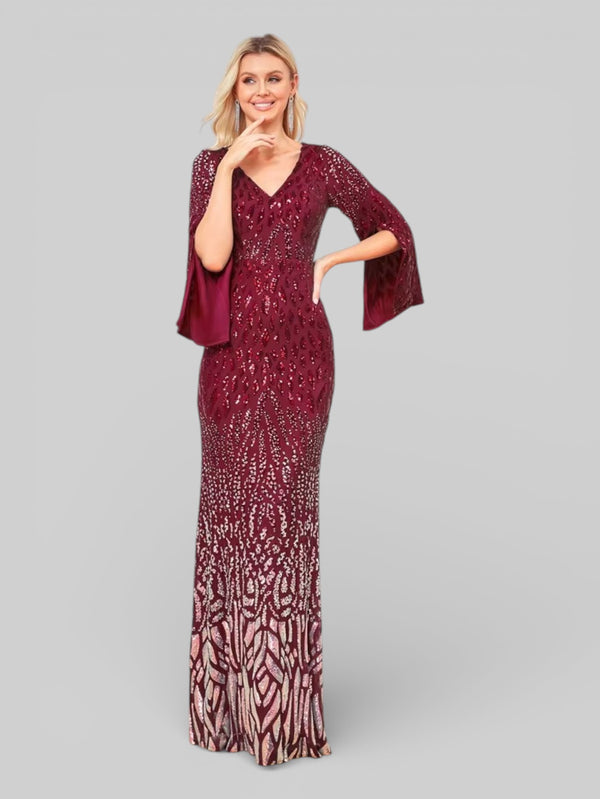 Vestido de Festa Lantejoulas LadyDress - Aurea Dress