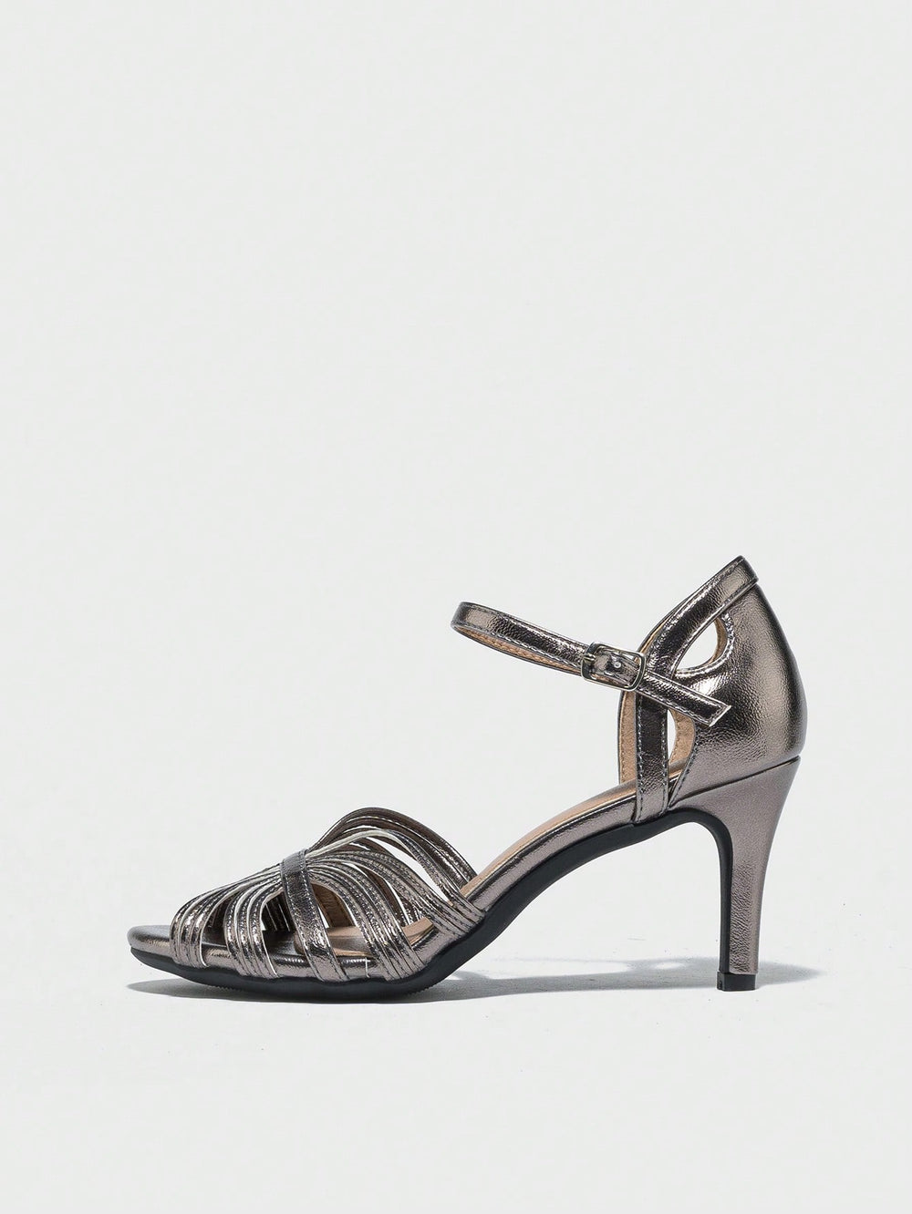 Sandália Salto Alto Vazado Anne