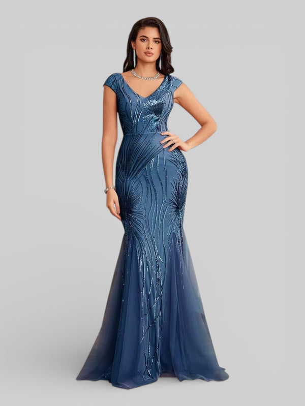 Vestido de Festa Lantejoulas Dolps - Aurea Dress