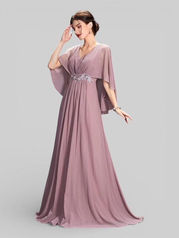 Vestido de Festa Longo Bordado Alban - Aurea Dress