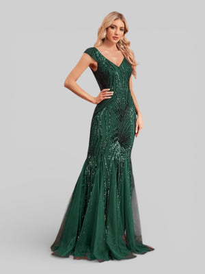 Vestido de Festa Lantejoulas Dolps - Aurea Dress