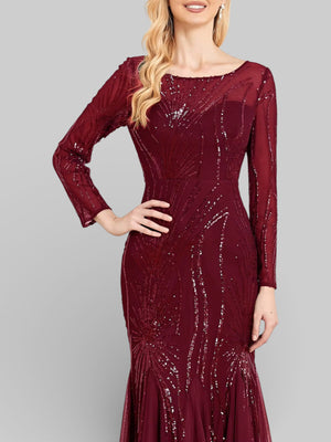 Vestido de Festa Plus Size Manga Longa Funchal - Aurea Dress