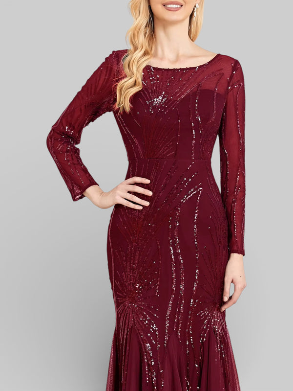 Vestido de Festa Plus Size Manga Longa Funchal - Aurea Dress