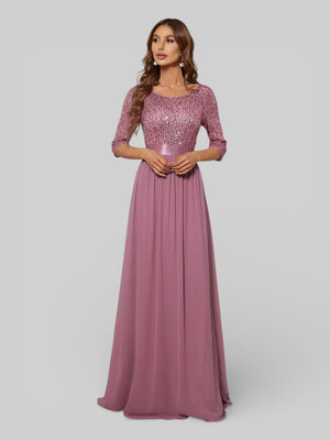 Vestido de Festa Plus Size Manga Longa Dallas - Aurea Dress