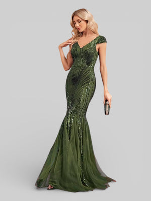 Vestido de Festa Lantejoulas Dolps - Aurea Dress