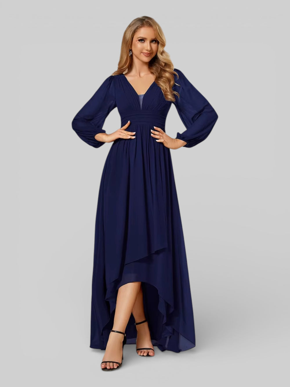 Vestido de Festa para Madrinhas Manga Longa Portugal