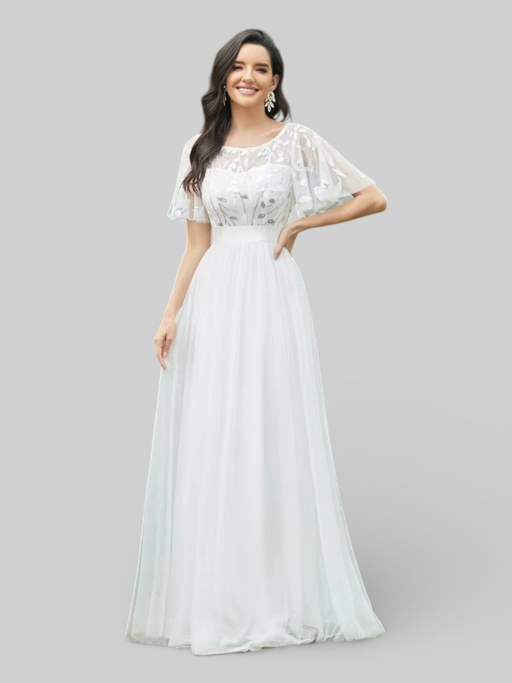 Vestido de Festa Longo Plus Size Village