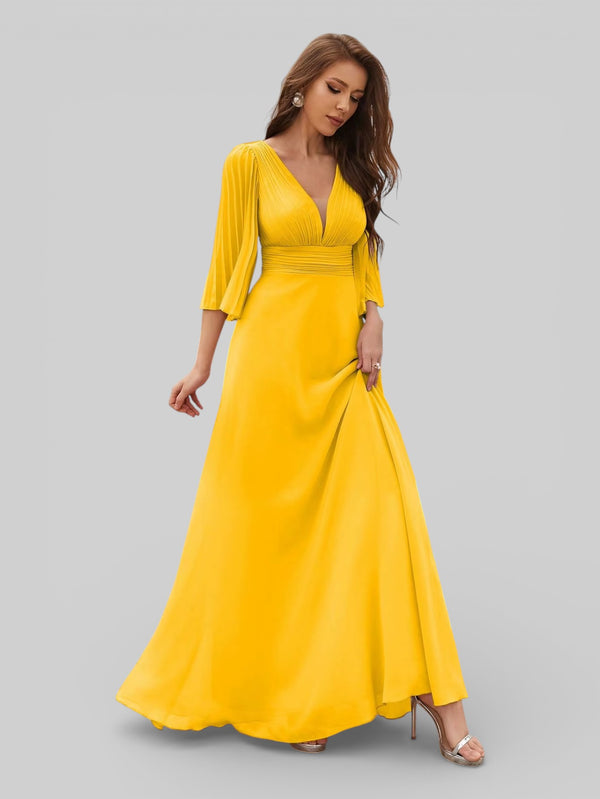 Vestido de Festa Longo Madrinhas Flare - Aurea Dress