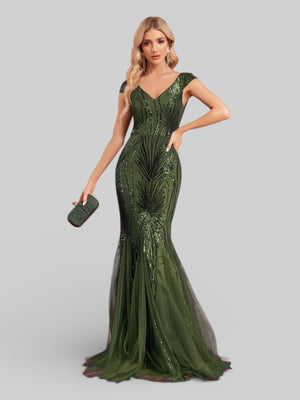 Vestido de Festa Lantejoulas Dolps - Aurea Dress