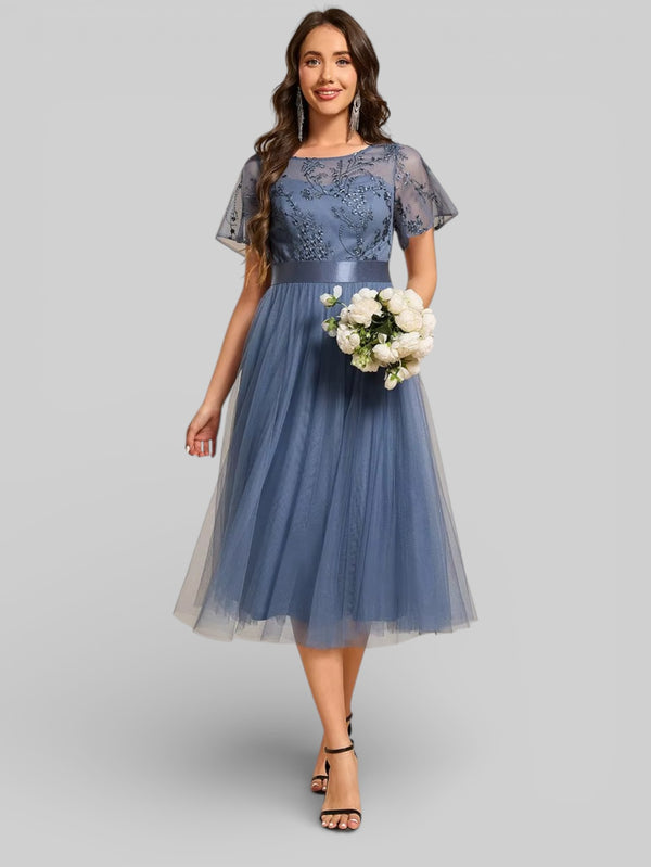 Vestido de Festa Curto Plus Size Village - Aurea Dress