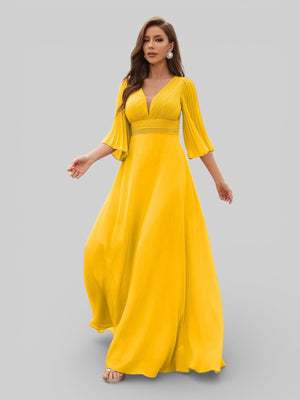 Vestido de Festa Longo Madrinhas Flare - Aurea Dress
