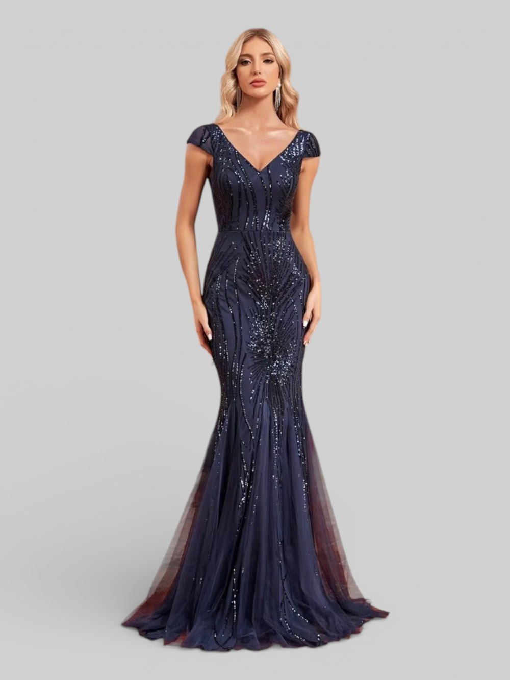 Vestido de Festa Lantejoulas Dolps