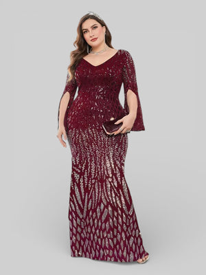 Vestido de Festa Lantejoulas LadyDress - Aurea Dress