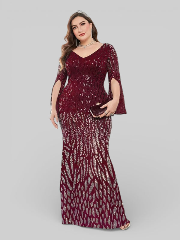 Vestido de Festa Lantejoulas LadyDress - Aurea Dress