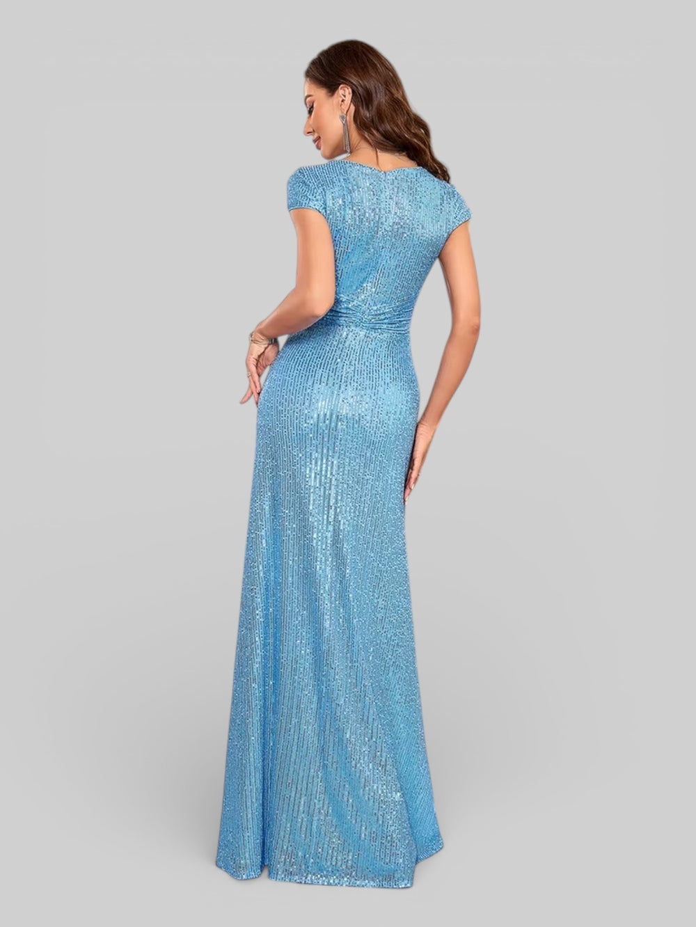 Vestido de Festa Lantejoulas Madison Aurea