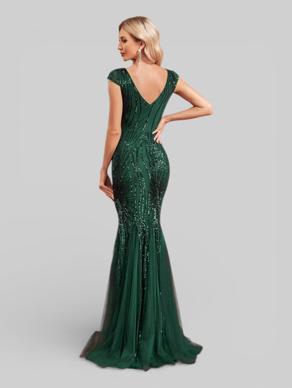 Vestido de Festa Lantejoulas Dolps - Aurea Dress