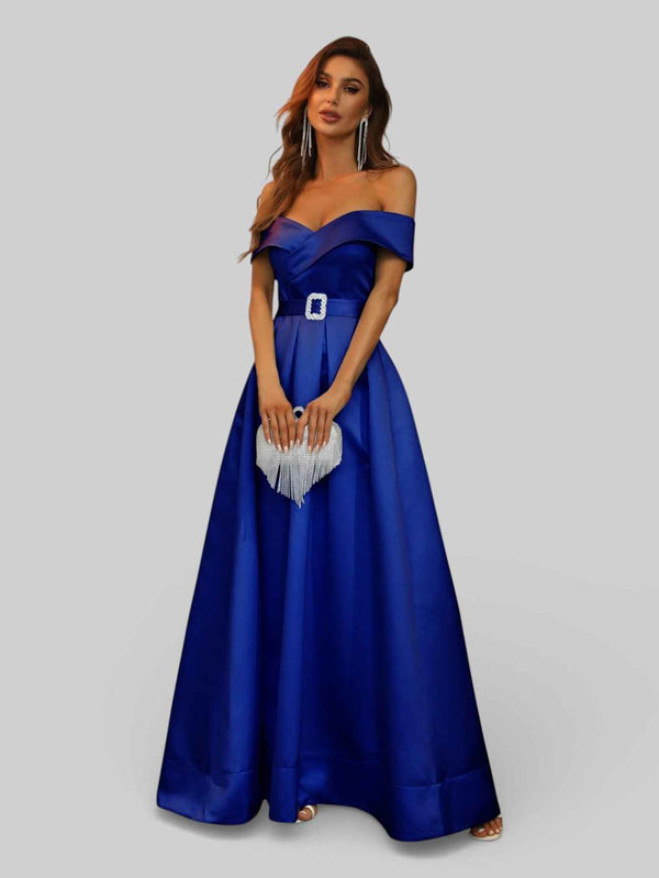 Vestido Longo de Festa Aurea Graduation