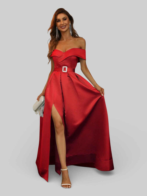 Vestido Longo de Festa Aurea Graduation