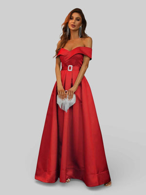 Vestido Longo de Festa Aurea Graduation