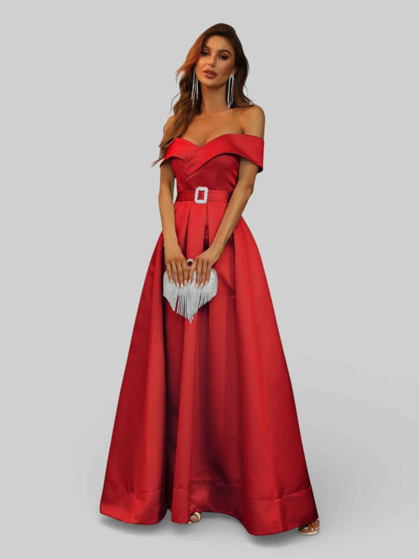 Vestido Longo de Festa Aurea Graduation