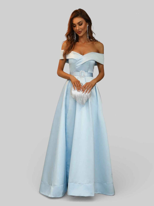 Vestido Longo de Festa Aurea Graduation