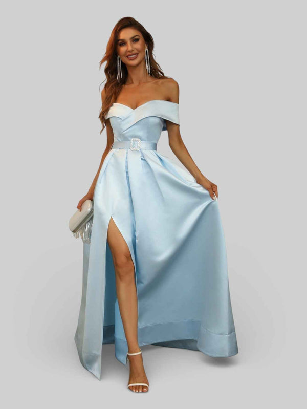 Vestido Longo de Festa Aurea Graduation