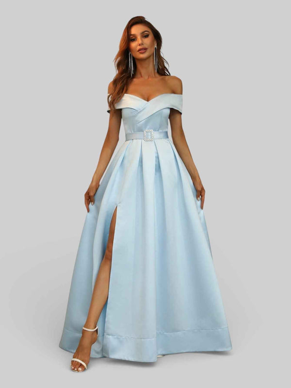 Vestido Longo de Festa Aurea Graduation
