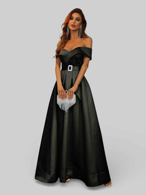 Vestido Longo de Festa Aurea Graduation