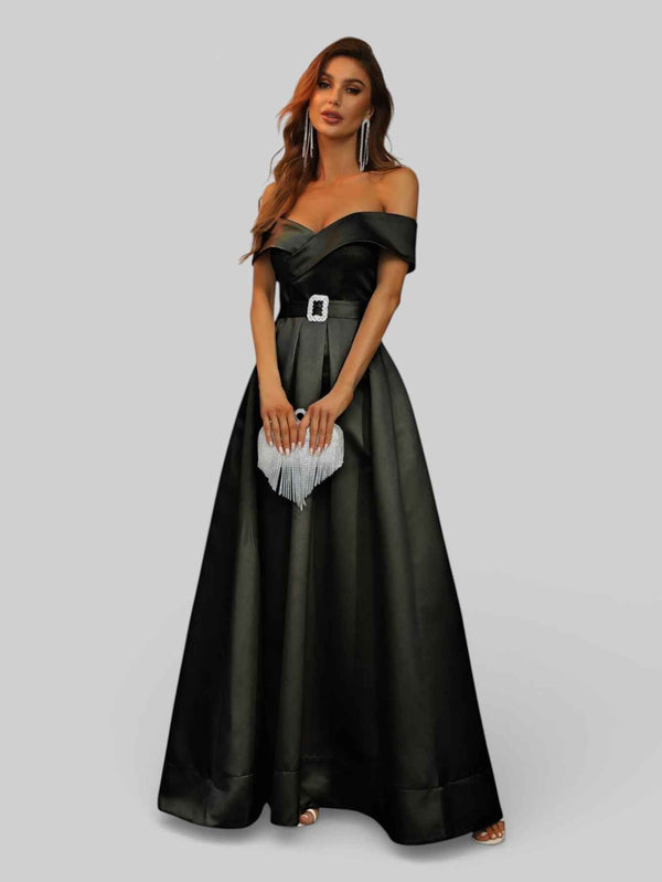 Vestido Longo de Festa Aurea Graduation