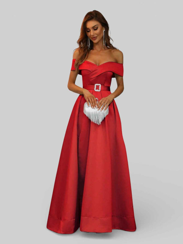 Vestido Longo de Festa Aurea Graduation