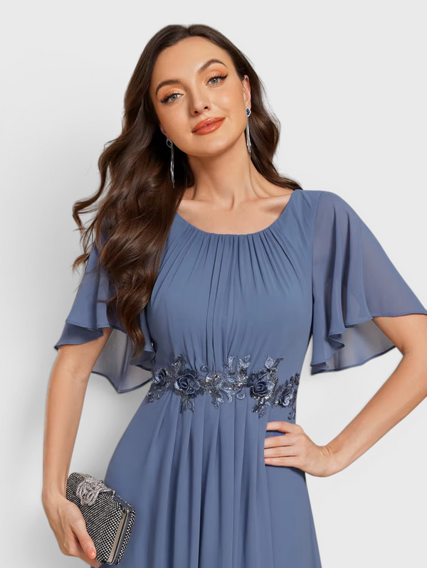 Vestido de Festa Longo Plus Size com Bordado Austin New
