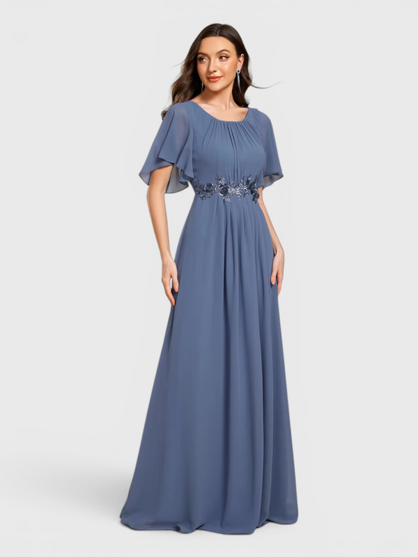 Vestido de Festa Longo Plus Size com Bordado Austin New