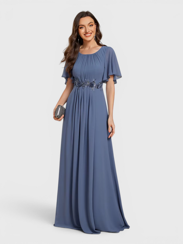 Vestido de Festa Longo Plus Size com Bordado Austin New