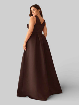 Vestido Longo de Festa Plus Size Hamburgo