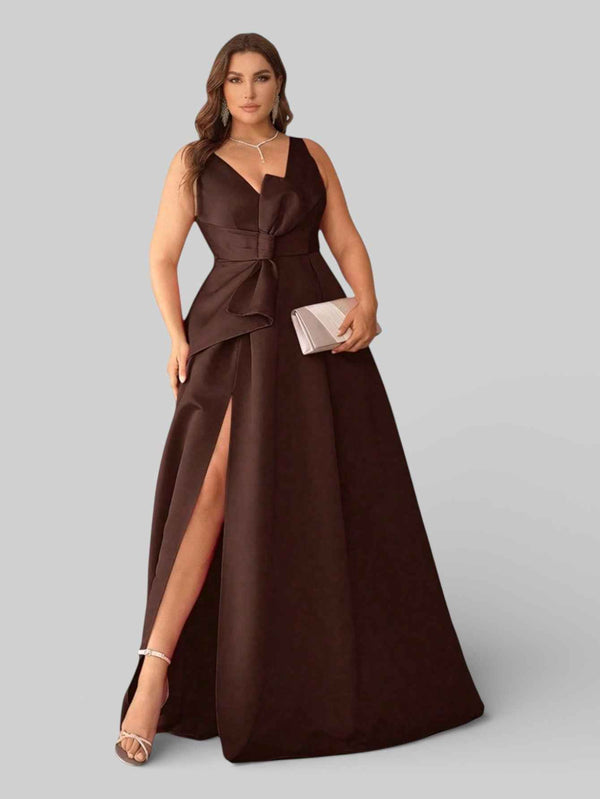 Vestido Longo de Festa Plus Size Hamburgo