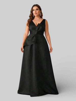 Vestido Longo de Festa Plus Size Hamburgo