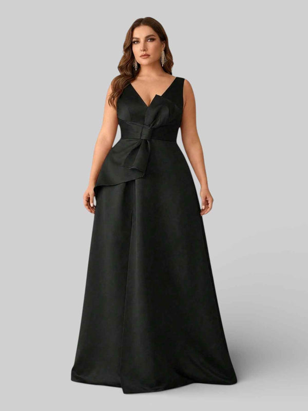 Vestido Longo de Festa Plus Size Hamburgo
