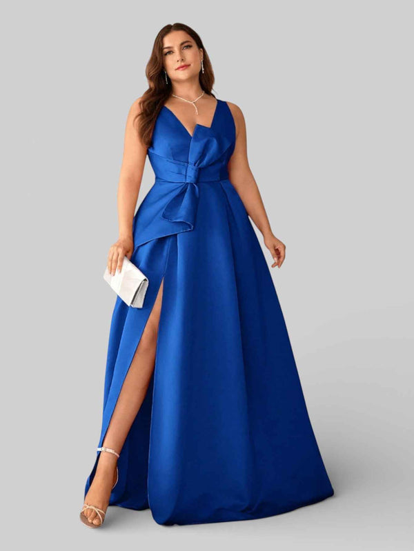 Vestido Longo de Festa Plus Size Hamburgo