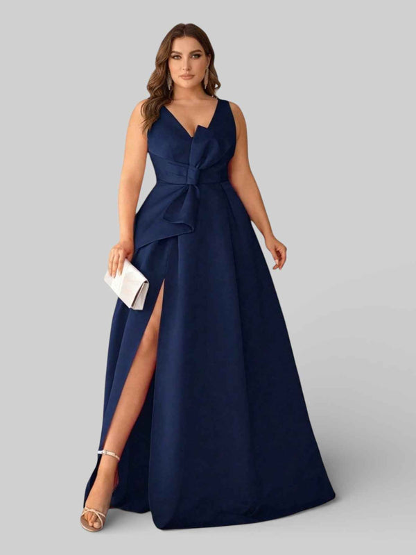 Vestido Longo de Festa Plus Size Hamburgo