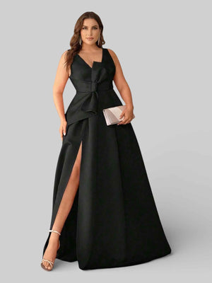 Vestido Longo de Festa Plus Size Hamburgo