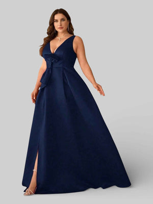 Vestido Longo de Festa Plus Size Hamburgo
