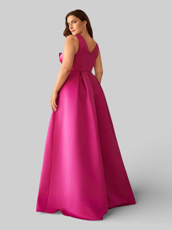 Vestido Longo de Festa Plus Size Hamburgo